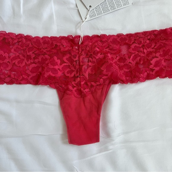 NWT La Perla primaries lace pink thong panty S - Picture 7 of 11
